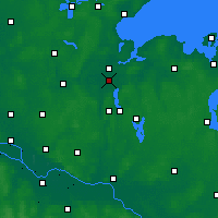 Nearby Forecast Locations - Lübecker Bocht - Kaart