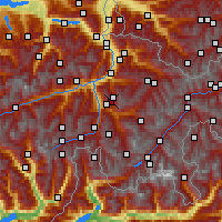 Nearby Forecast Locations - Lenzerheide - Kaart
