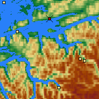 Nearby Forecast Locations - Molde - Kaart