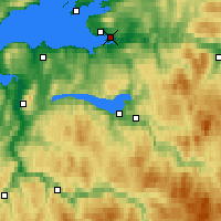 Nearby Forecast Locations - Værnes - Kaart