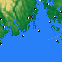 Nearby Forecast Locations - Melsomvik - Kaart