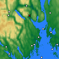 Nearby Forecast Locations - Sande-galleberg - Kaart