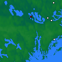 Nearby Forecast Locations - Adelsö - Kaart