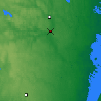 Nearby Forecast Locations - Målilla - Kaart