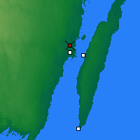 Nearby Forecast Locations - Kalmar - Kaart