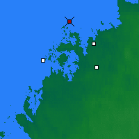 Nearby Forecast Locations - Kokkola Tankar - Kaart