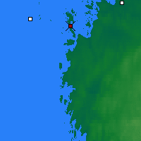 Nearby Forecast Locations - Korsnas Bredskaret - Kaart