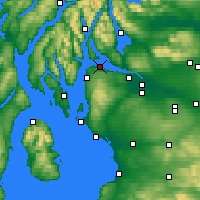 Nearby Forecast Locations - Greenock - Kaart