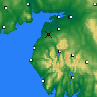 Nearby Forecast Locations - Aspatria - Kaart