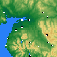 Nearby Forecast Locations - Carlisle - Kaart