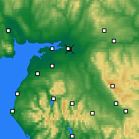 Nearby Forecast Locations - Brampton - Kaart