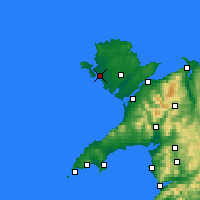 Nearby Forecast Locations - Holyhead - Kaart