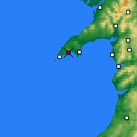 Nearby Forecast Locations - Llŷn Peninsula - Kaart