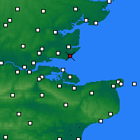 Nearby Forecast Locations - Shoeburyness - Kaart