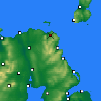 Nearby Forecast Locations - Ballycastle - Kaart