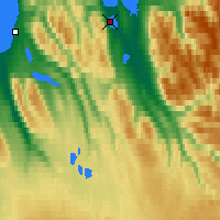 Nearby Forecast Locations - Bergstadir - Kaart