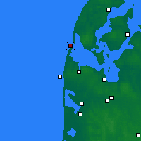 Nearby Forecast Locations - Thyborøn - Kaart