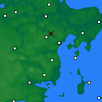 Nearby Forecast Locations - Oedum - Kaart