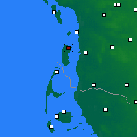 Nearby Forecast Locations - Romo Island - Kaart