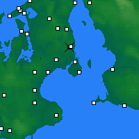 Nearby Forecast Locations - Jægersborg - Kaart