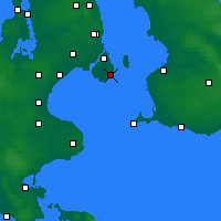 Nearby Forecast Locations - Dragør - Kaart