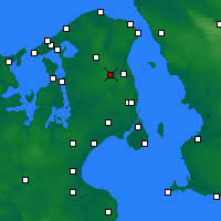 Nearby Forecast Locations - Sjaelsmark - Kaart