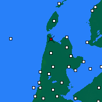 Nearby Forecast Locations - Den Helder - Kaart