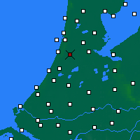 Nearby Forecast Locations - Haarlem - Kaart