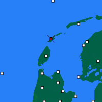 Nearby Forecast Locations - Vlieland - Kaart