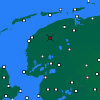 Nearby Forecast Locations - Leeuwarden - Kaart
