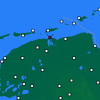 Nearby Forecast Locations - Lauwersoog - Kaart
