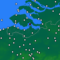 Nearby Forecast Locations - Hansweert - Kaart