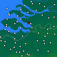 Nearby Forecast Locations - Tholen - Kaart