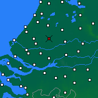 Nearby Forecast Locations - Gouda - Kaart