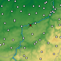 Nearby Forecast Locations - Ardennen - Kaart