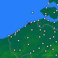 Nearby Forecast Locations - Blankenberge - Kaart