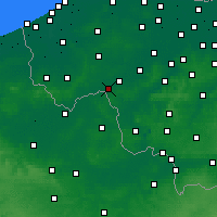 Nearby Forecast Locations - Wevelgem - Kaart