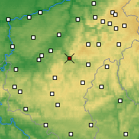 Nearby Forecast Locations - La Roche-en-Ardenne - Kaart