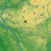 Nearby Forecast Locations - Neufchâteau - Kaart