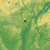 Nearby Forecast Locations - Luxemburg - Kaart