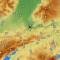 Nearby Forecast Locations - Binningen - Kaart