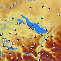 Nearby Forecast Locations - Güttingen - Kaart