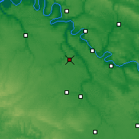 Nearby Forecast Locations - Évreux - Kaart