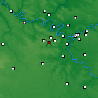 Nearby Forecast Locations - Toussus-le-Noble - Kaart