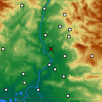 Nearby Forecast Locations - Orange - Kaart