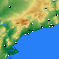 Nearby Forecast Locations - Reus - Kaart