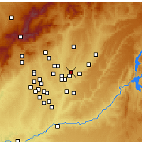Nearby Forecast Locations - Torrejón de Ardoz - Kaart