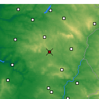 Nearby Forecast Locations - Évora - Kaart