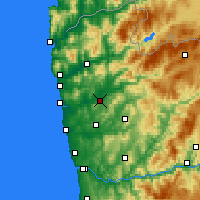 Nearby Forecast Locations - Braga - Kaart