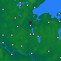 Nearby Forecast Locations - Lübeck - Kaart